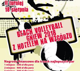 BEACH VOLLEYBALL GNIEW 2018 Z HOTELEM...